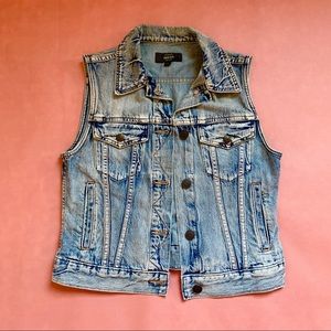 J.Crew Classic Fit Denim Vest
